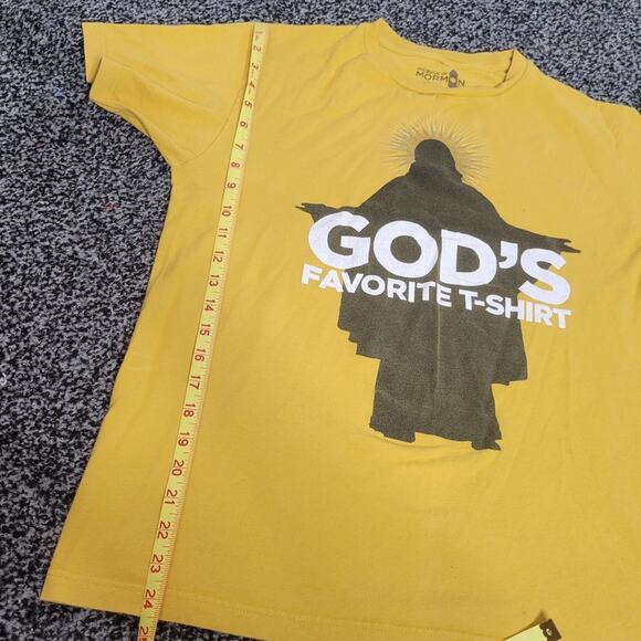 God's Favorite T-Shirt by The Book of Mormon, size Medium - Picture 3 of 4